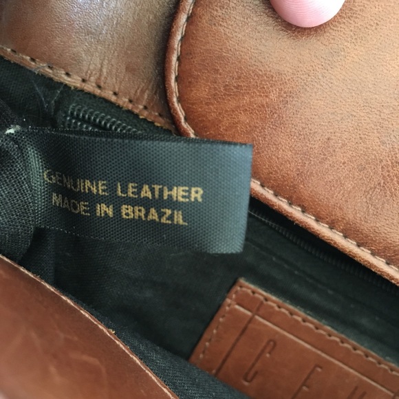 CEM Vintage leather woven crossover purse - Picture 7 of 13